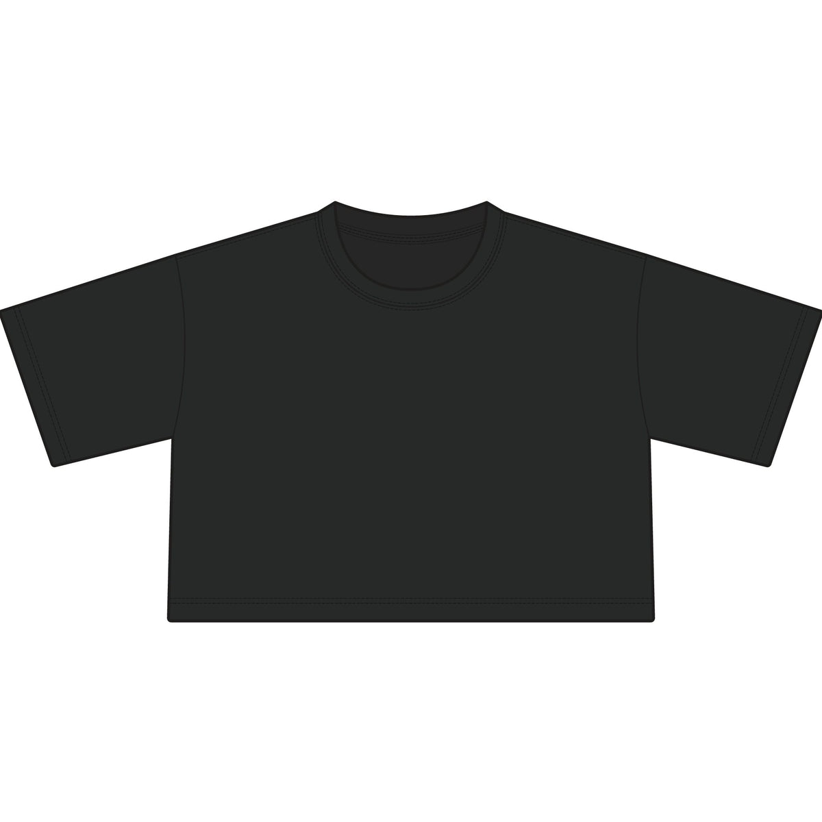 Not looking. You are. Crop Tee
