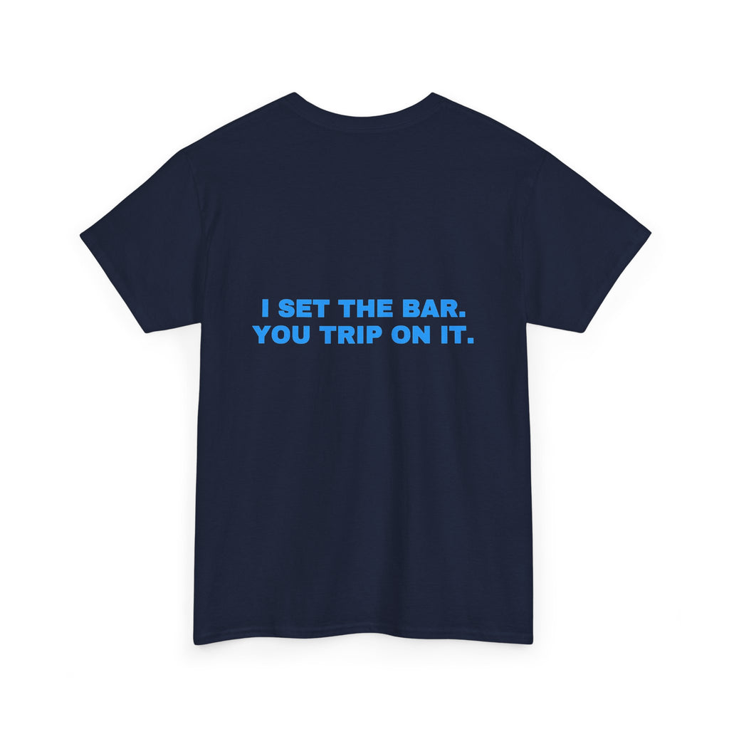 I set the bar. You trip on it. Sky print (dark)