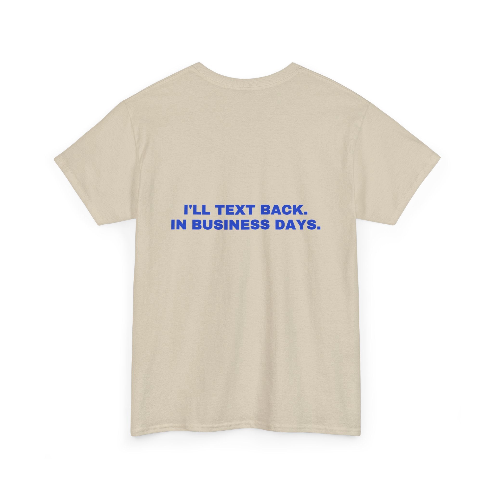 I'll text back. In business days. Cobalt print