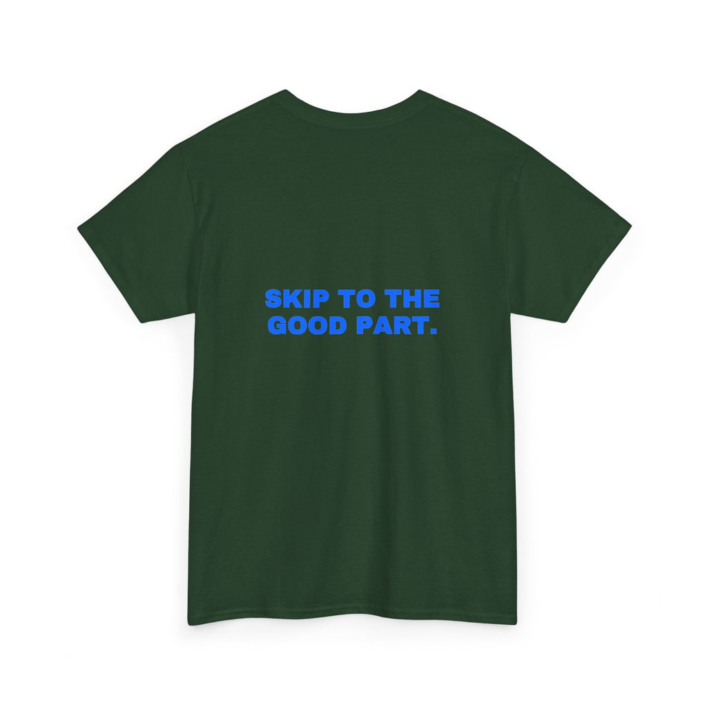 Skip to the good part. Royal print (dark)