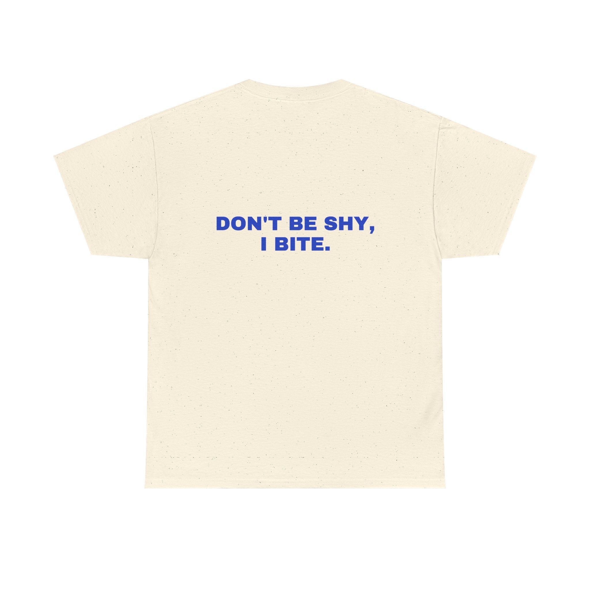 Don't be shy, I bite. Cobalt print