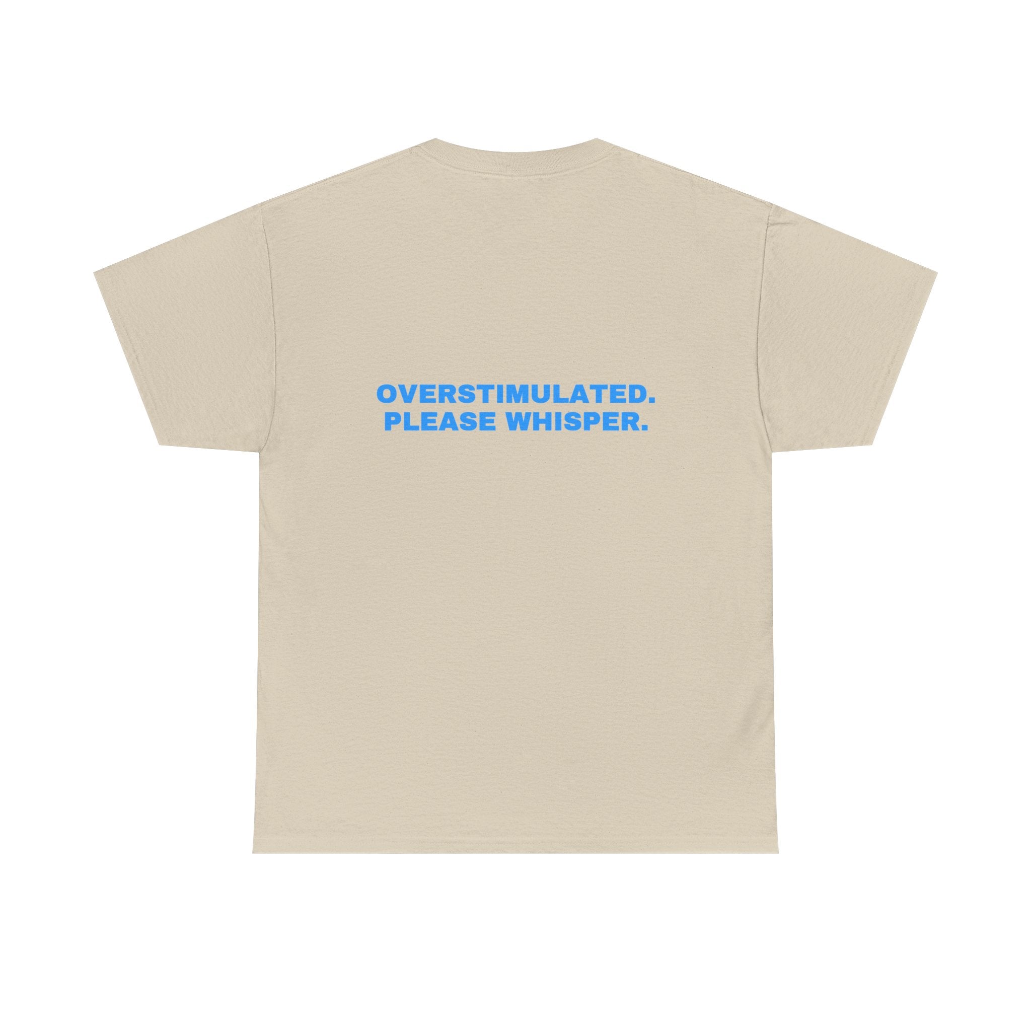 Overstimulated. Please whisper. Sky print