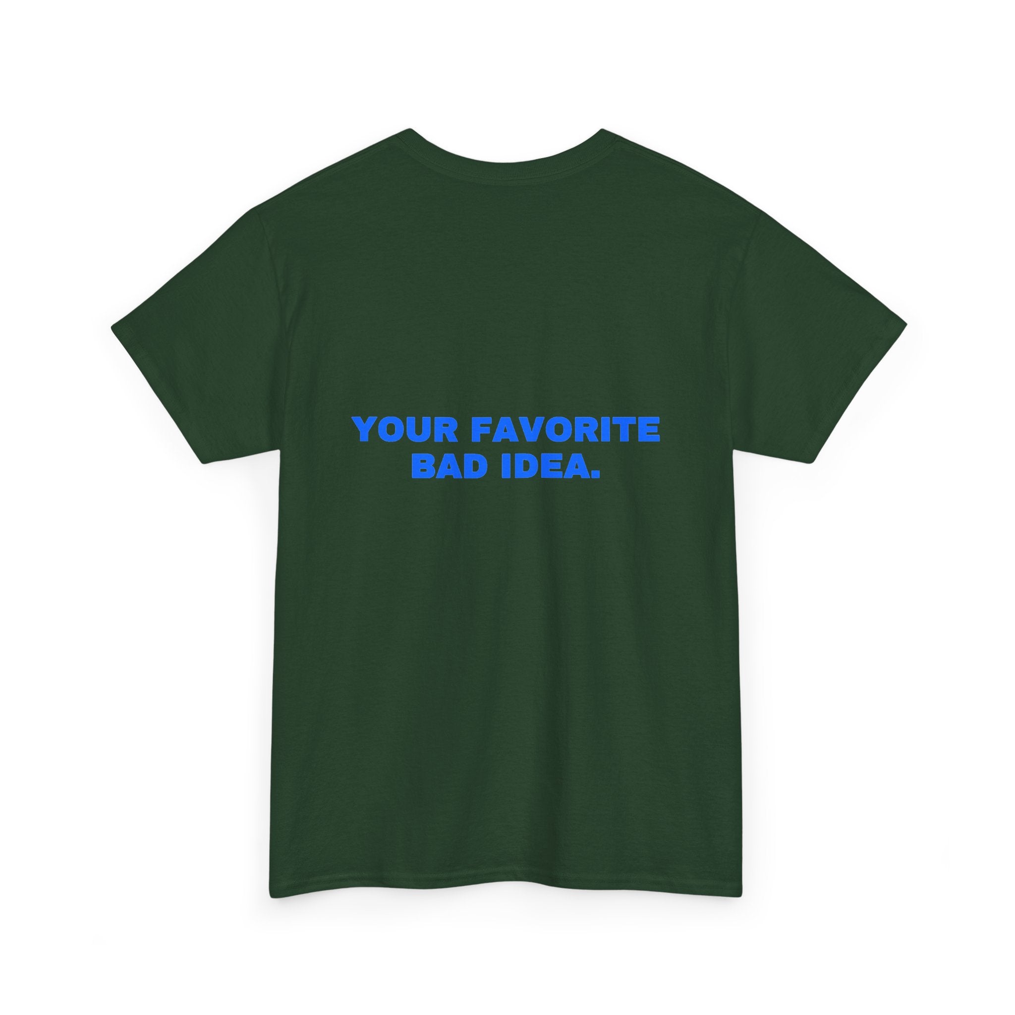 Your favorite bad idea. Royal print (dark)