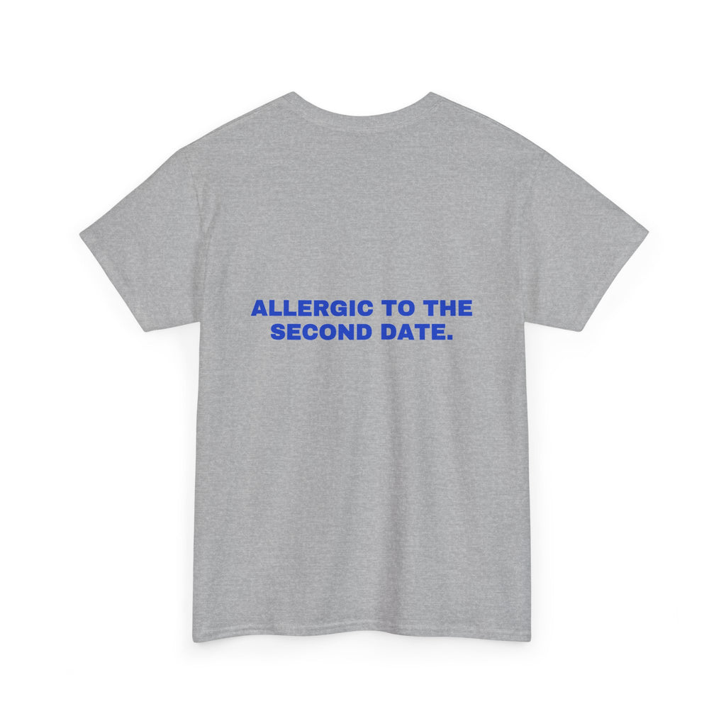Allergic to the second date. Cobalt print