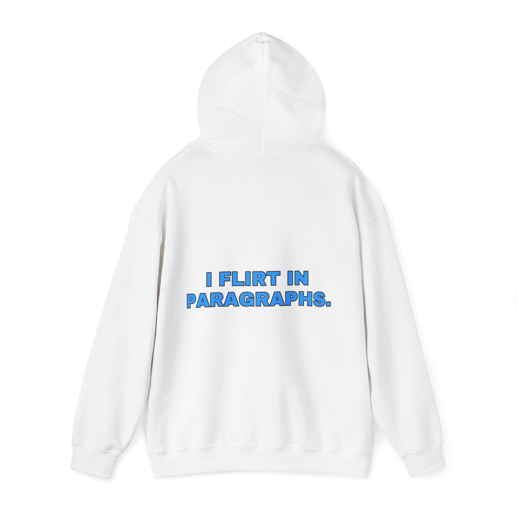 I flirt in paragraphs. Sky print