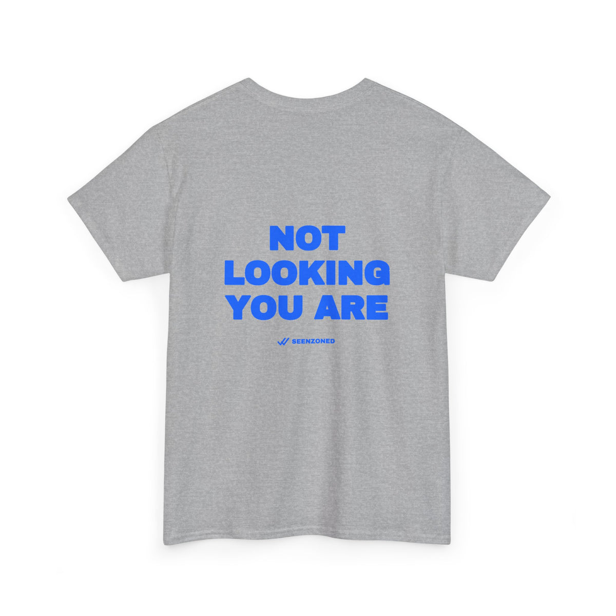 Not looking. You are. Tee
