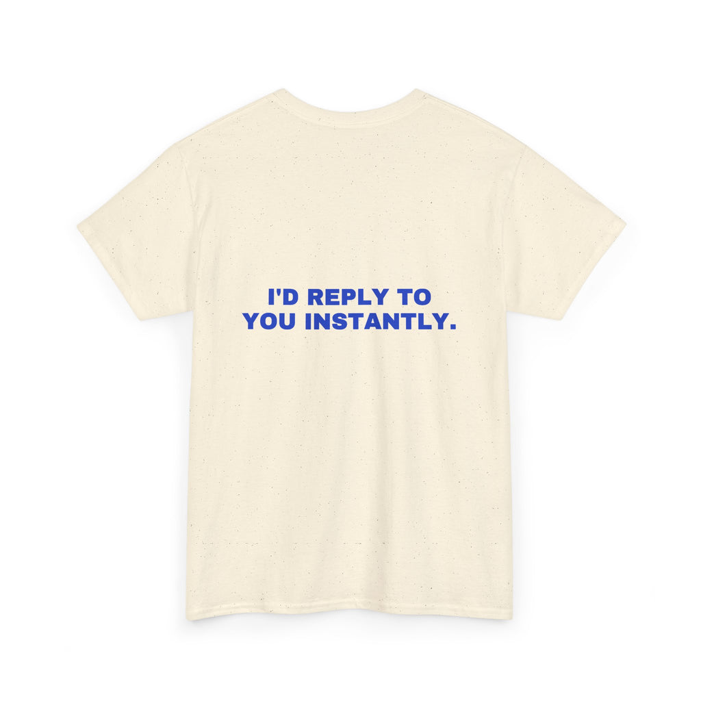 I'd reply to you instantly. Cobalt print