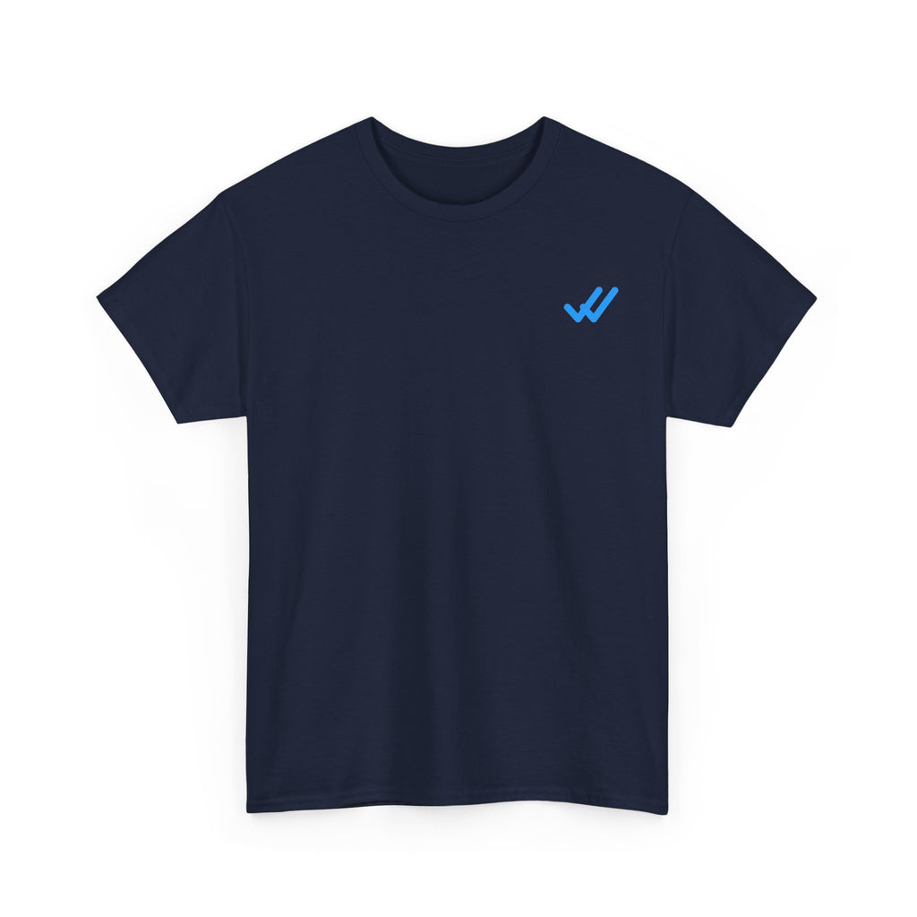 Confident until you make eye contact. Sky print (dark)