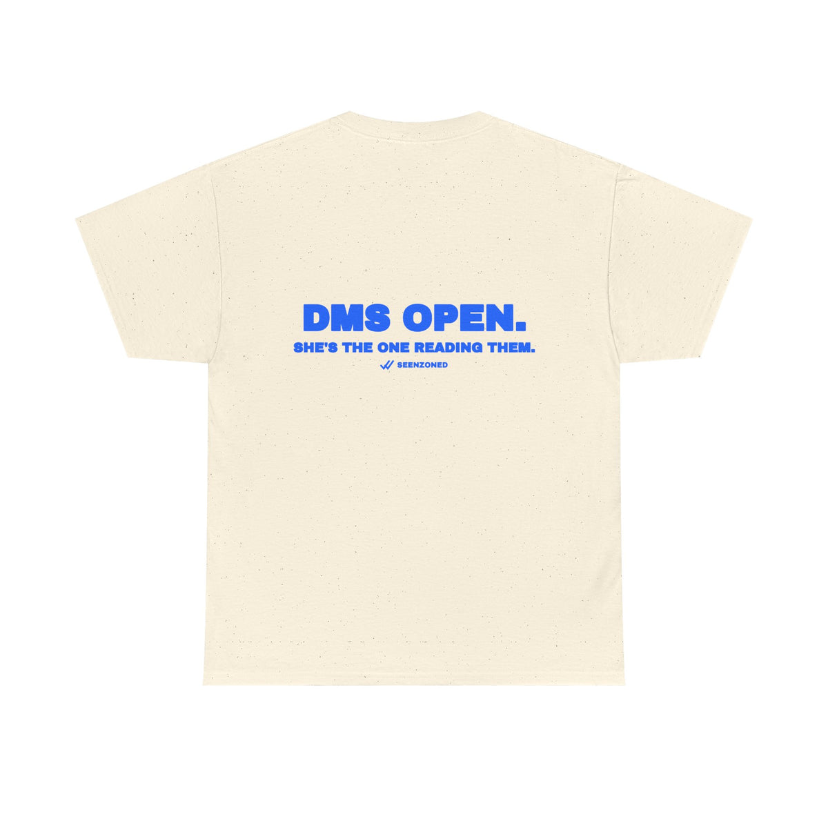 DMs open. She's the one reading them. Tee