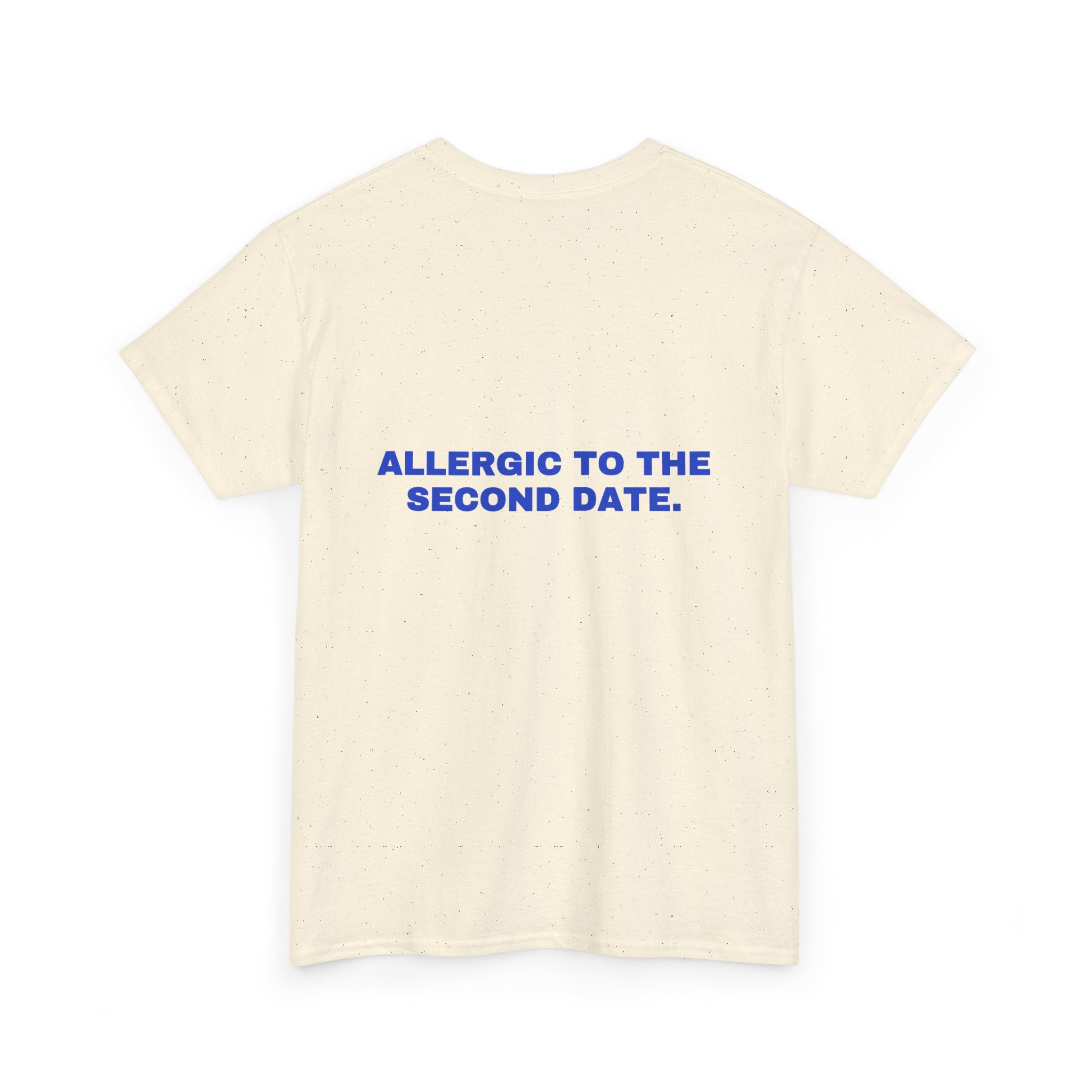 Allergic to the second date. Cobalt print