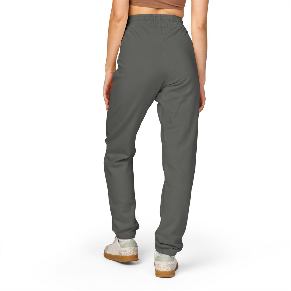 Eyes Up Here Sweatpants - Comfort Colors Garment-Dyed Fleece, Funny Flirty Joggers | Seen Zoned