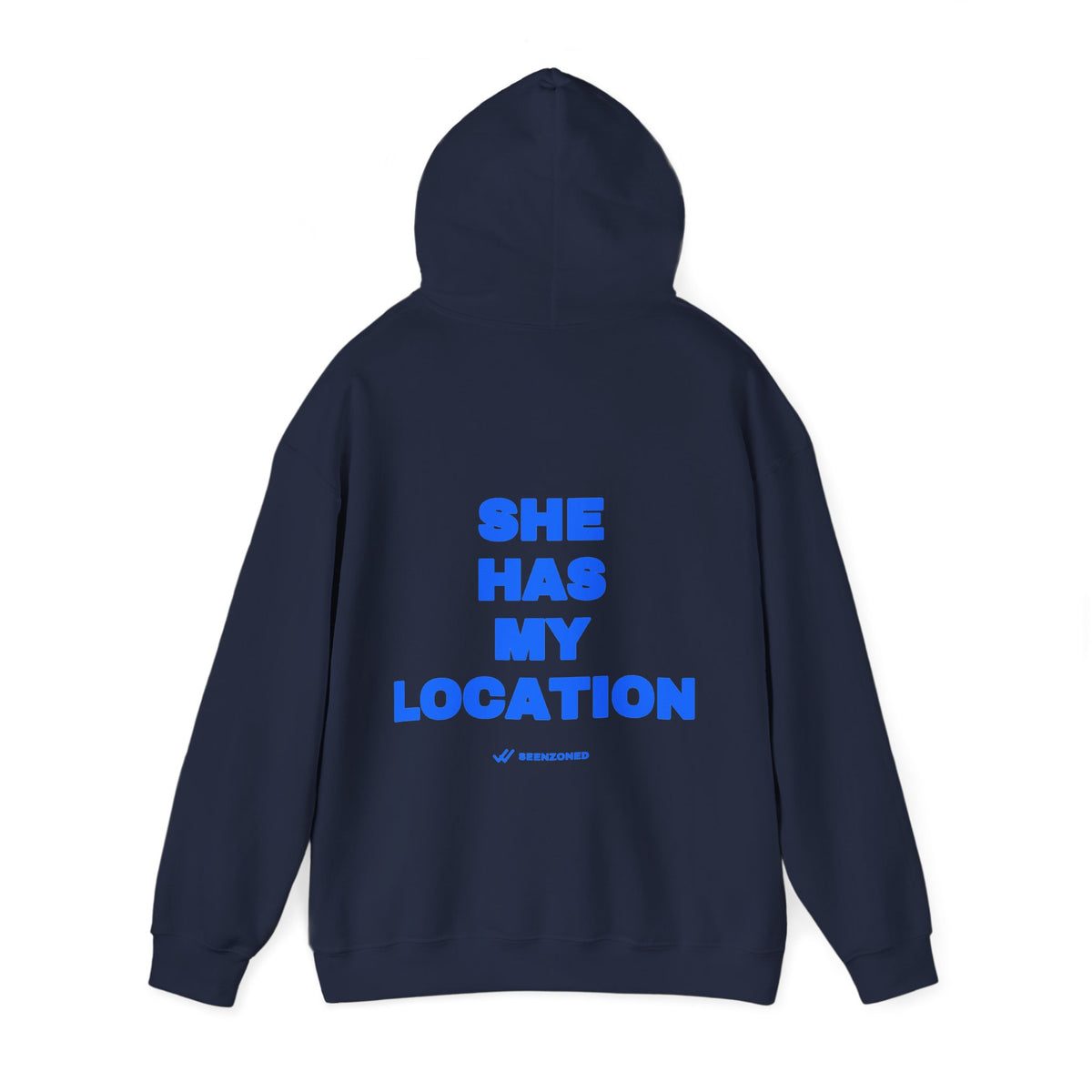 She has my location. Hoodie