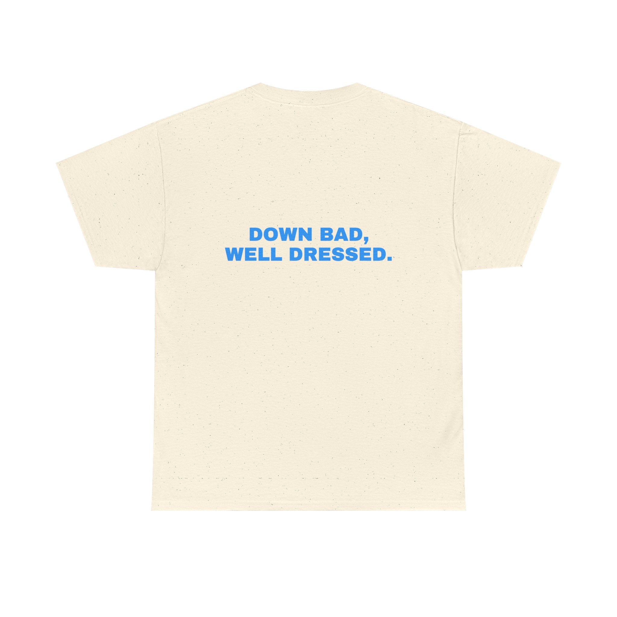 Down bad, well dressed. Sky print