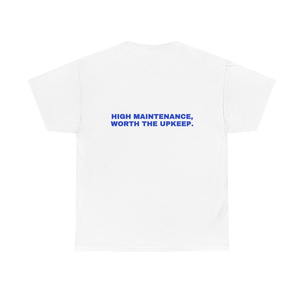 High maintenance, worth the upkeep. Cobalt print