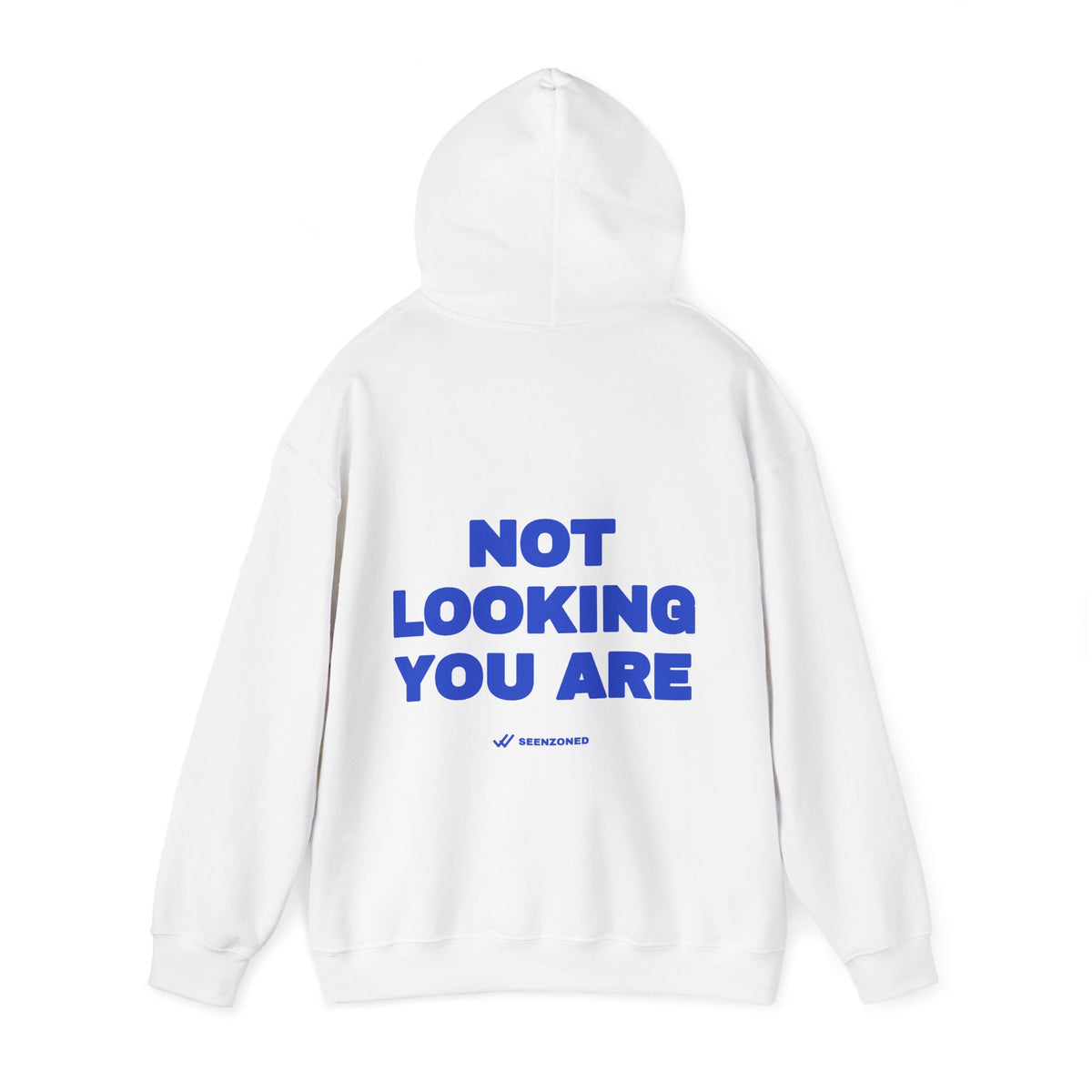 Not looking. You are. Hoodie · Cobalt