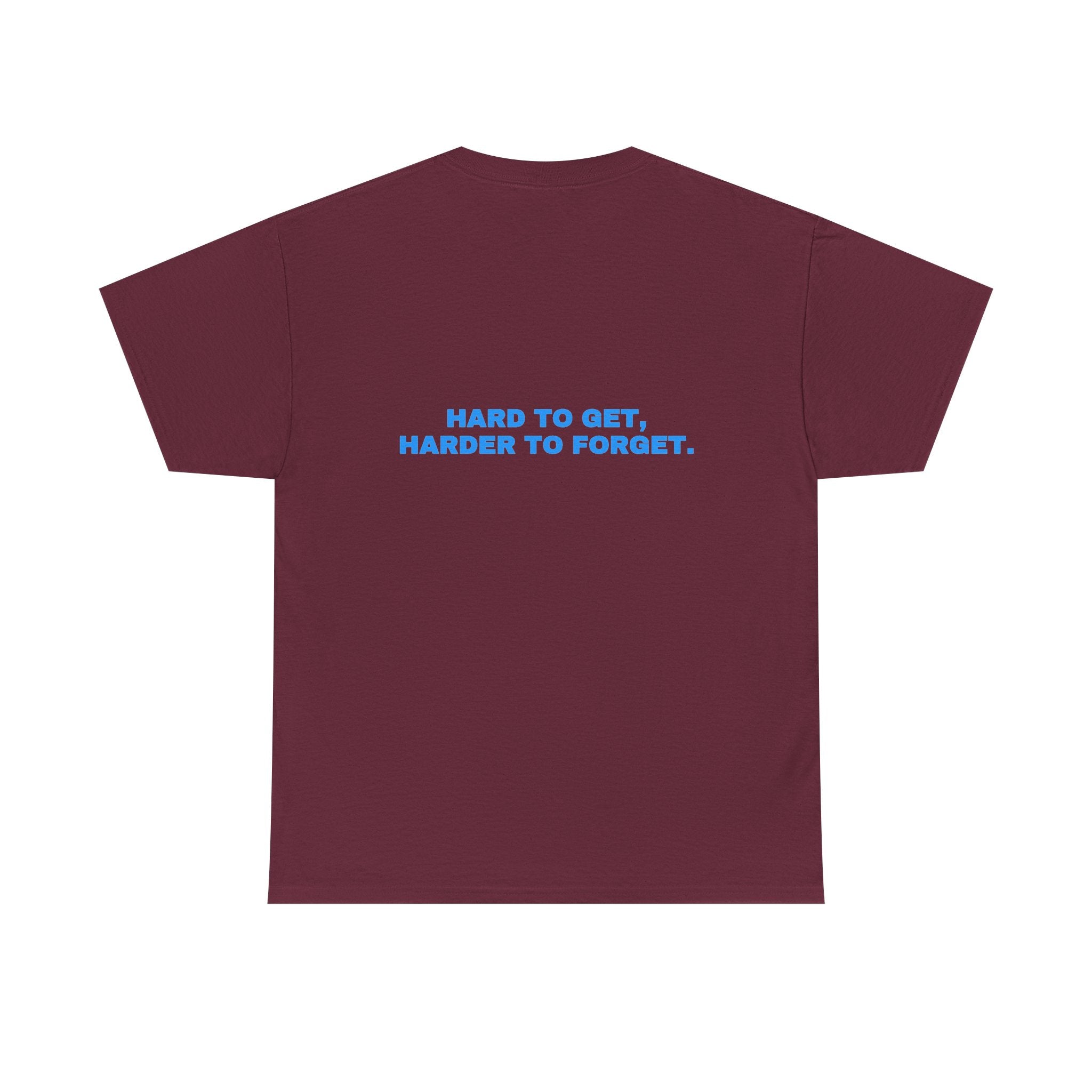 Hard to get, harder to forget. Sky print (dark)