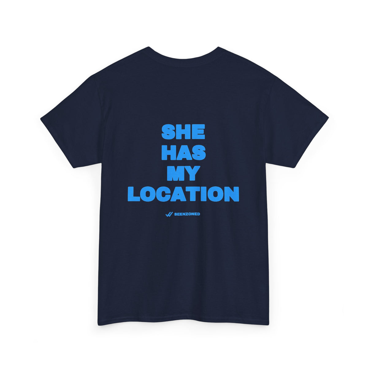 She has my location. Tee · Sky (dark)
