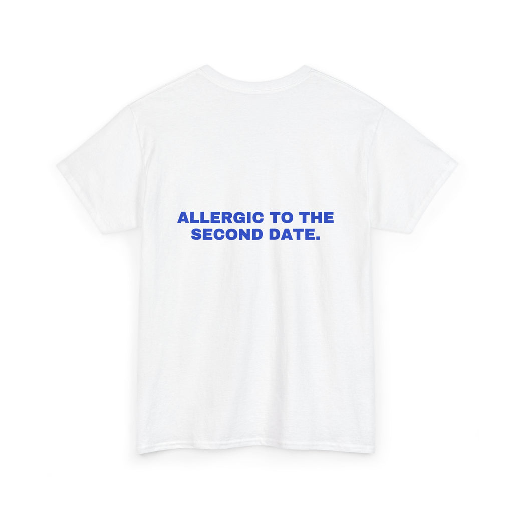 Allergic to the second date. Cobalt print