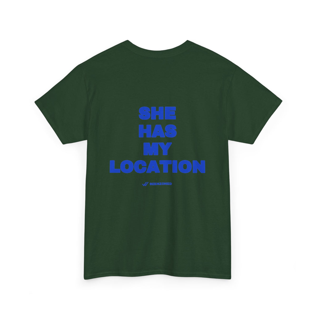 She has my location. Tee · Cobalt (dark)