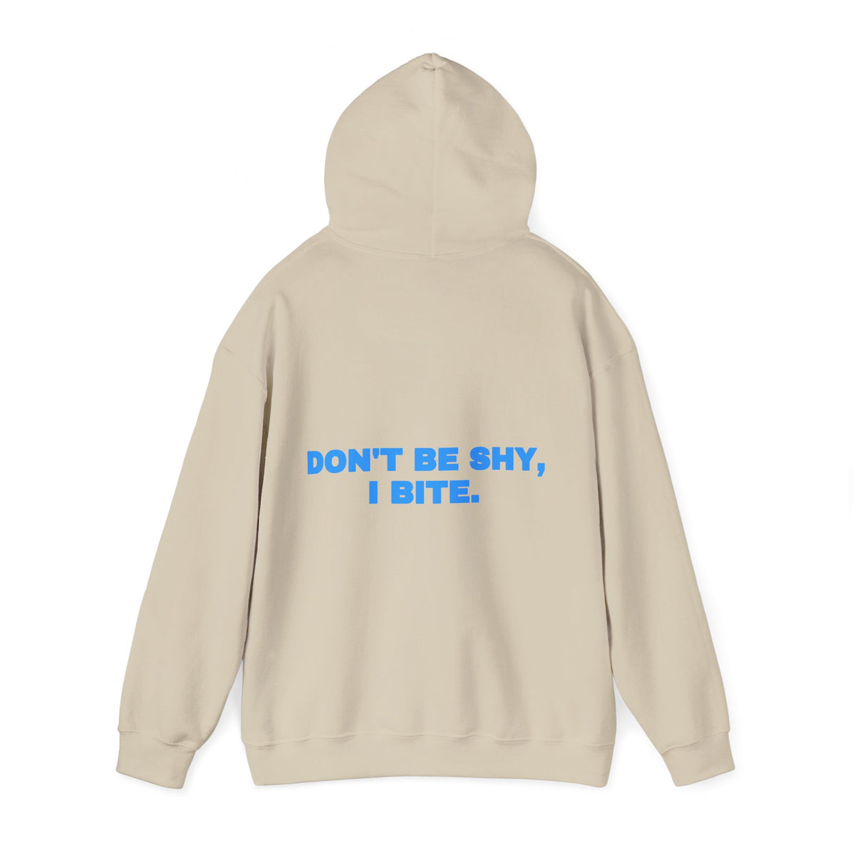 Don't be shy, I bite. Hoodie · Sky