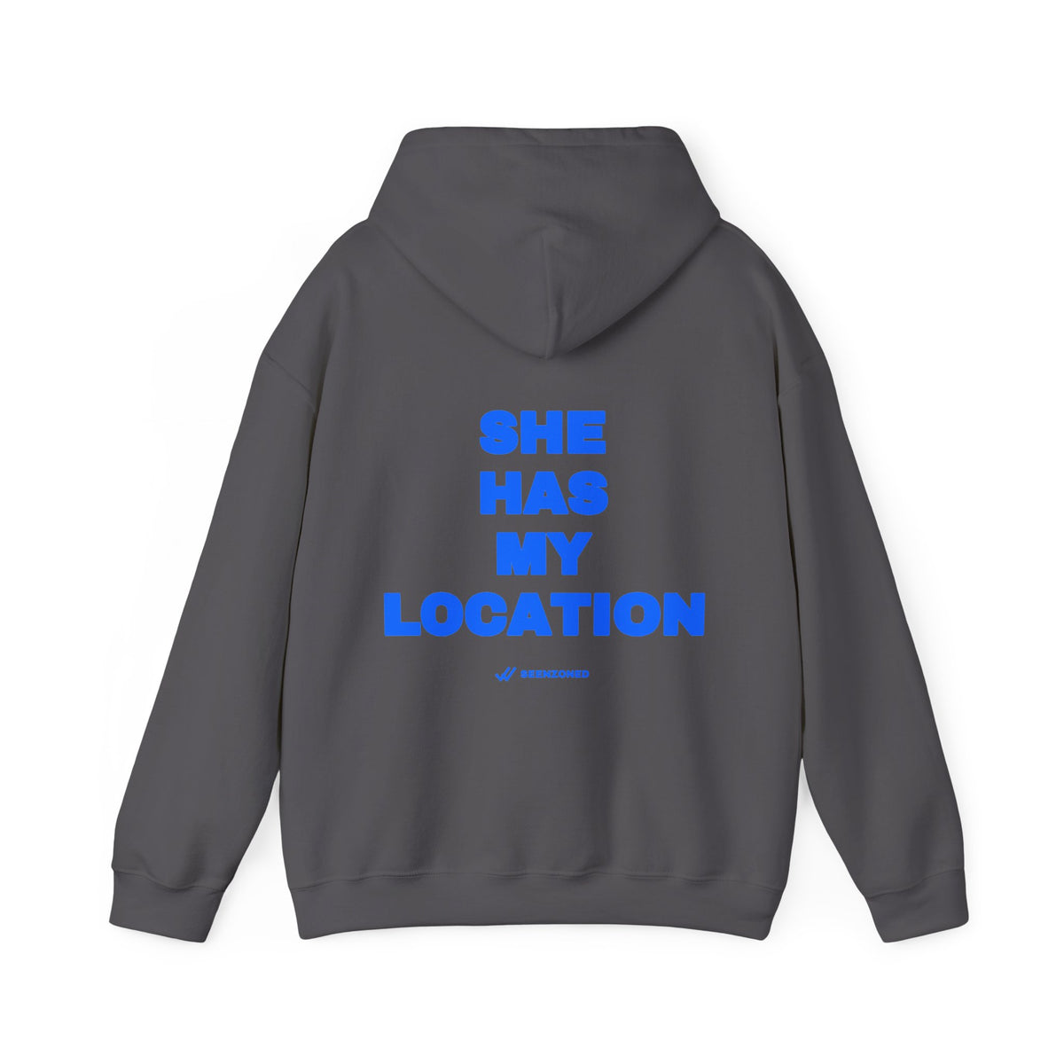 She has my location. Hoodie