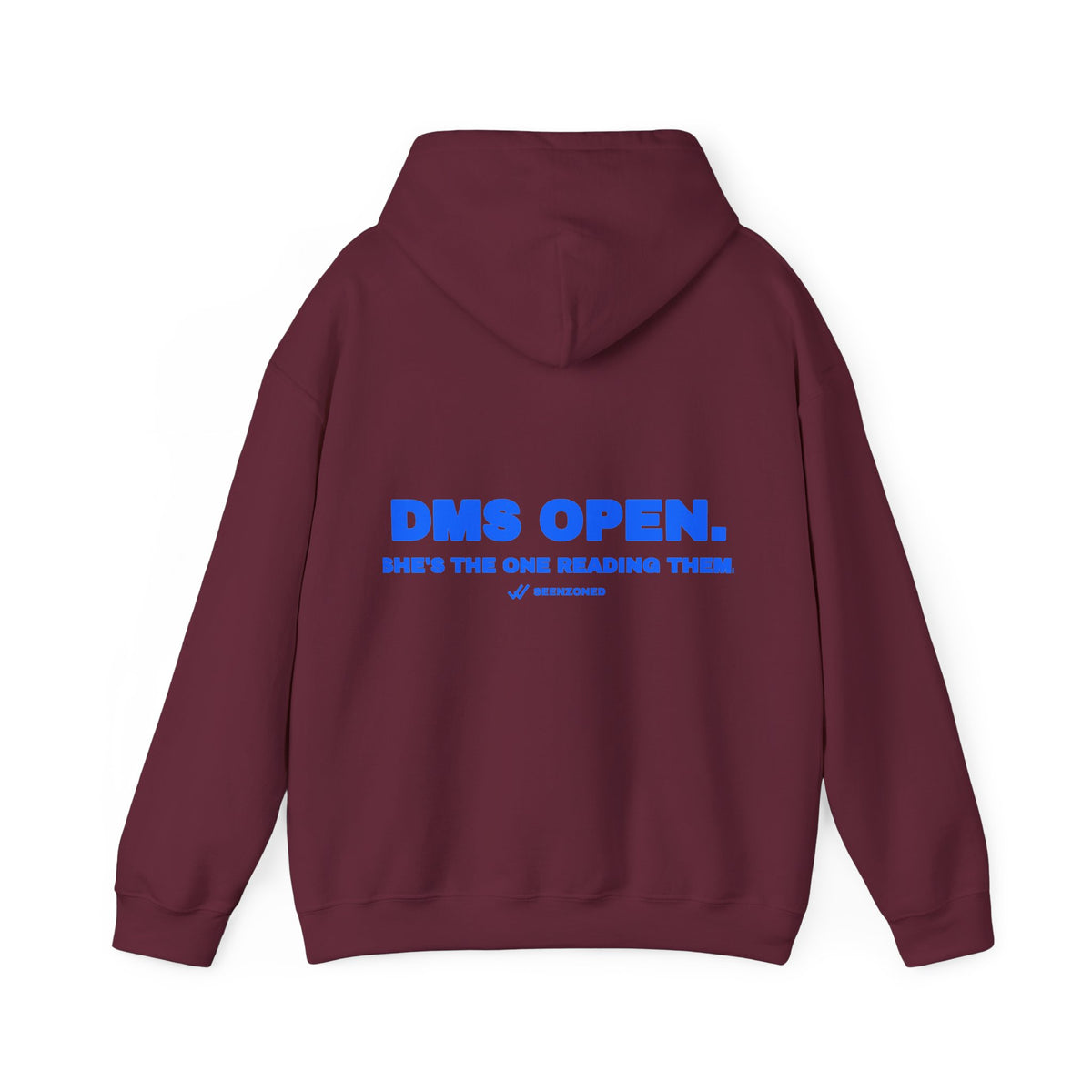DMs open. She's the one reading them. Hoodie