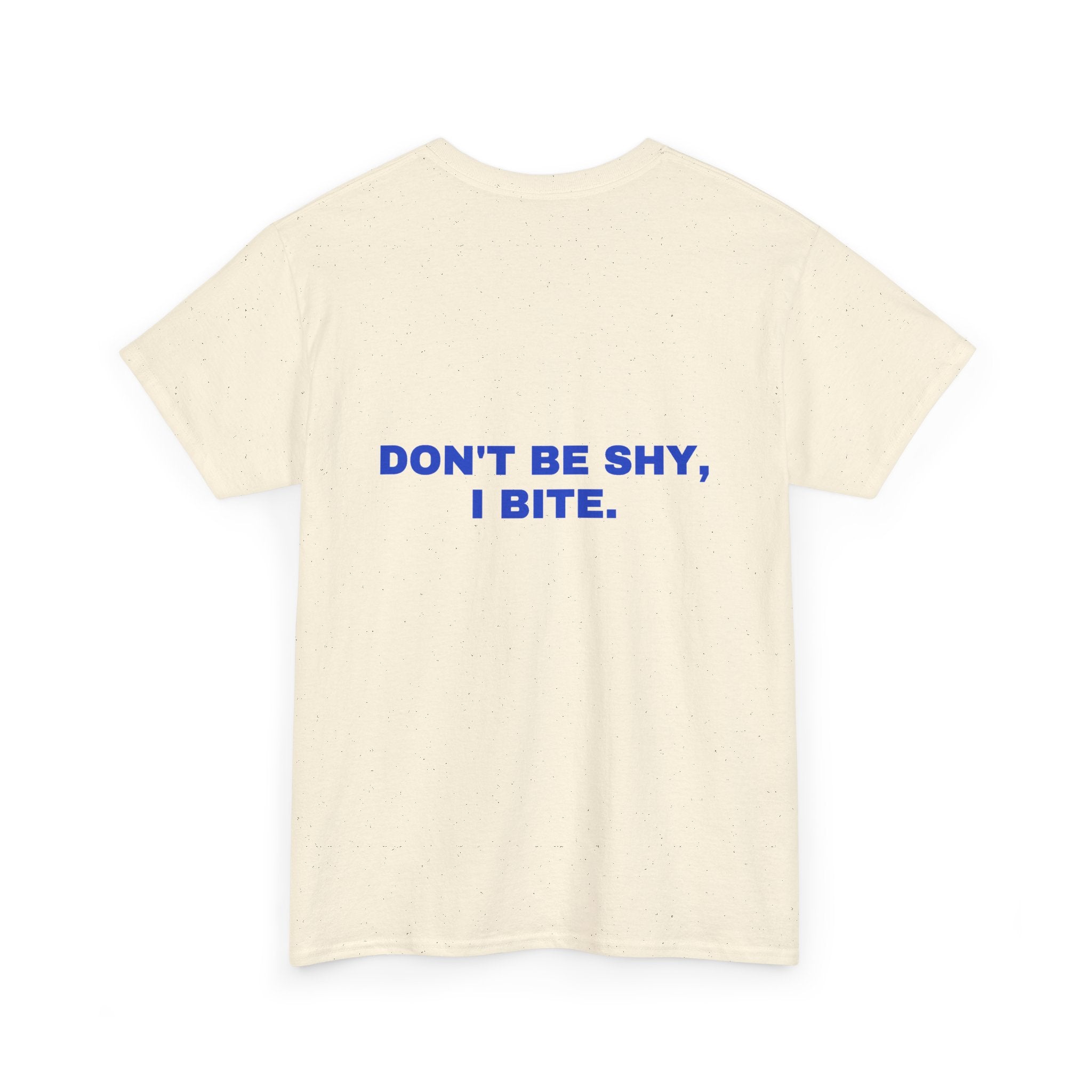 Don't be shy, I bite. Cobalt print