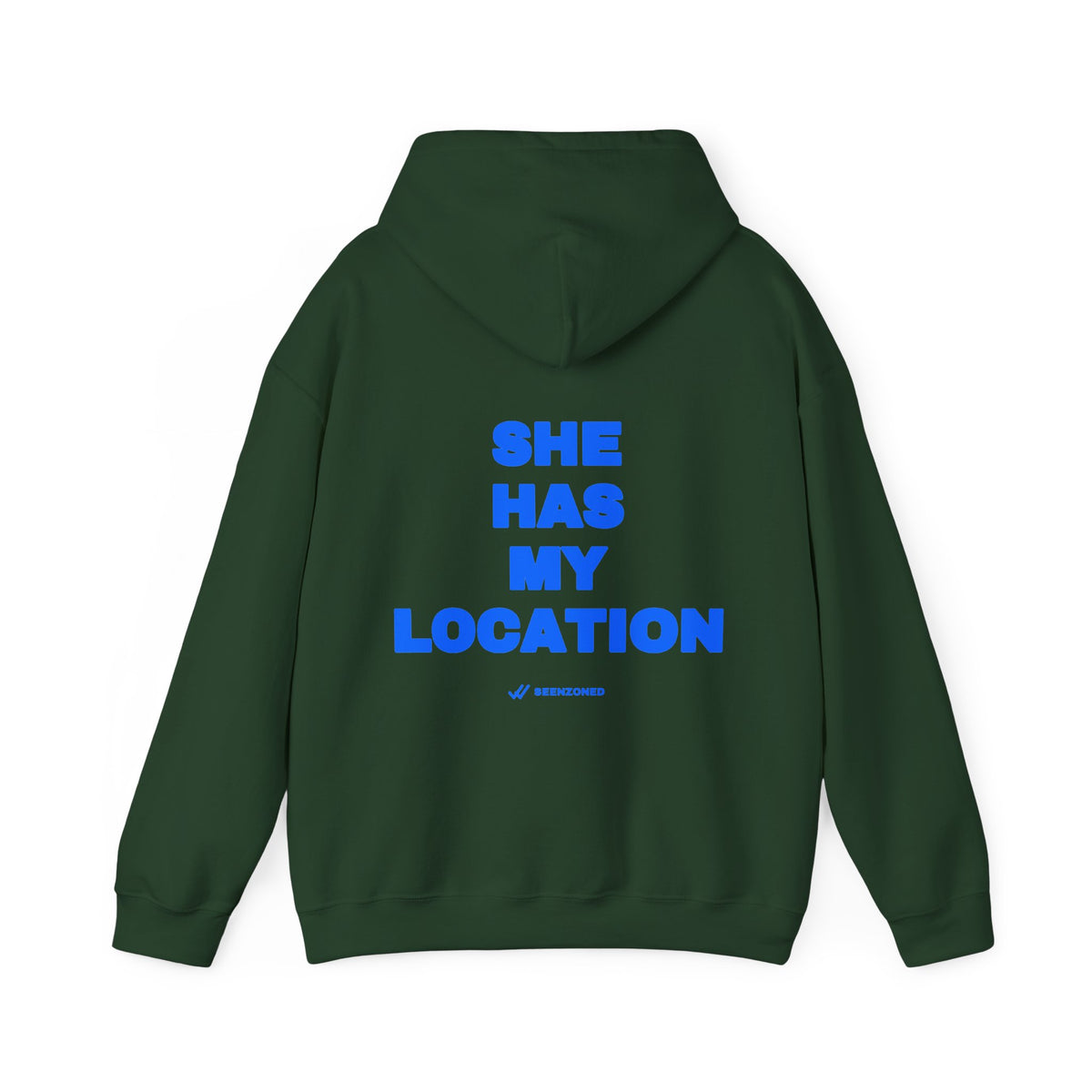 She has my location. Hoodie