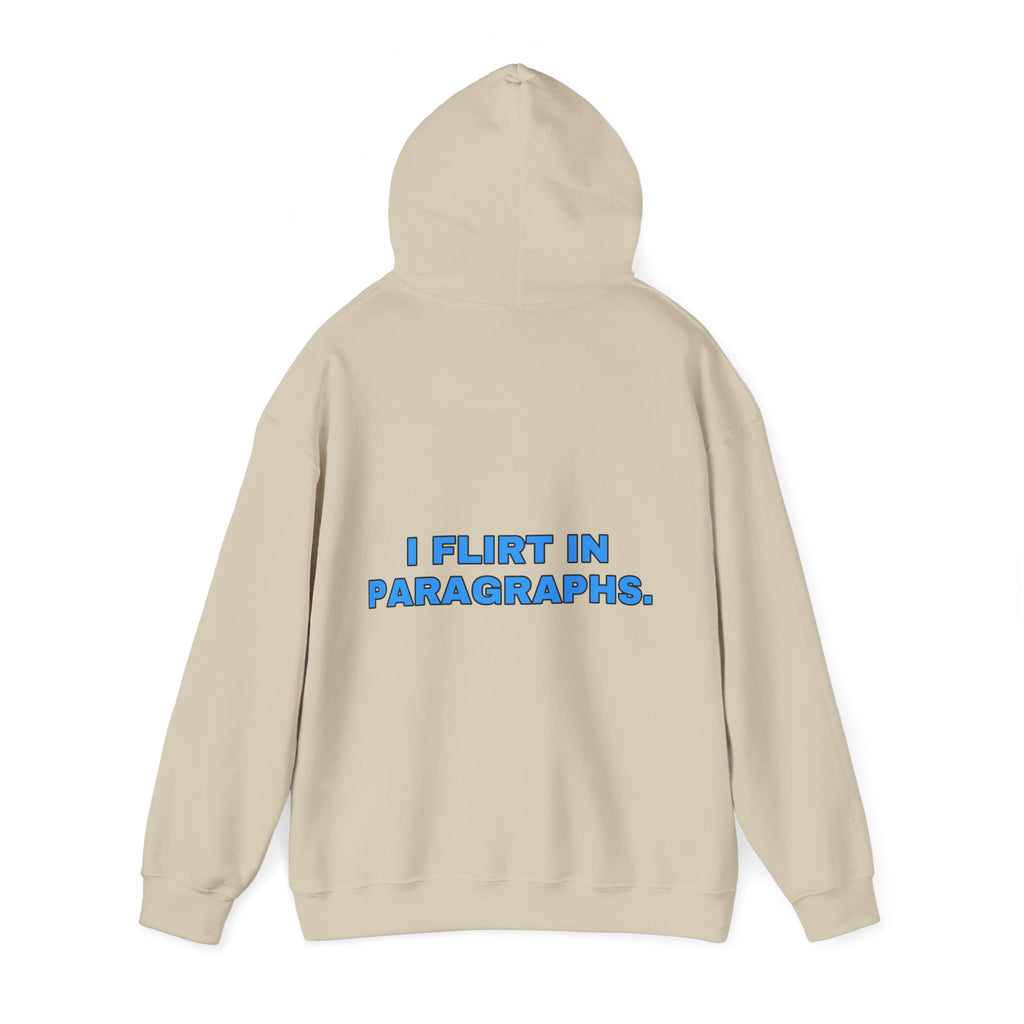 I flirt in paragraphs. Sky print