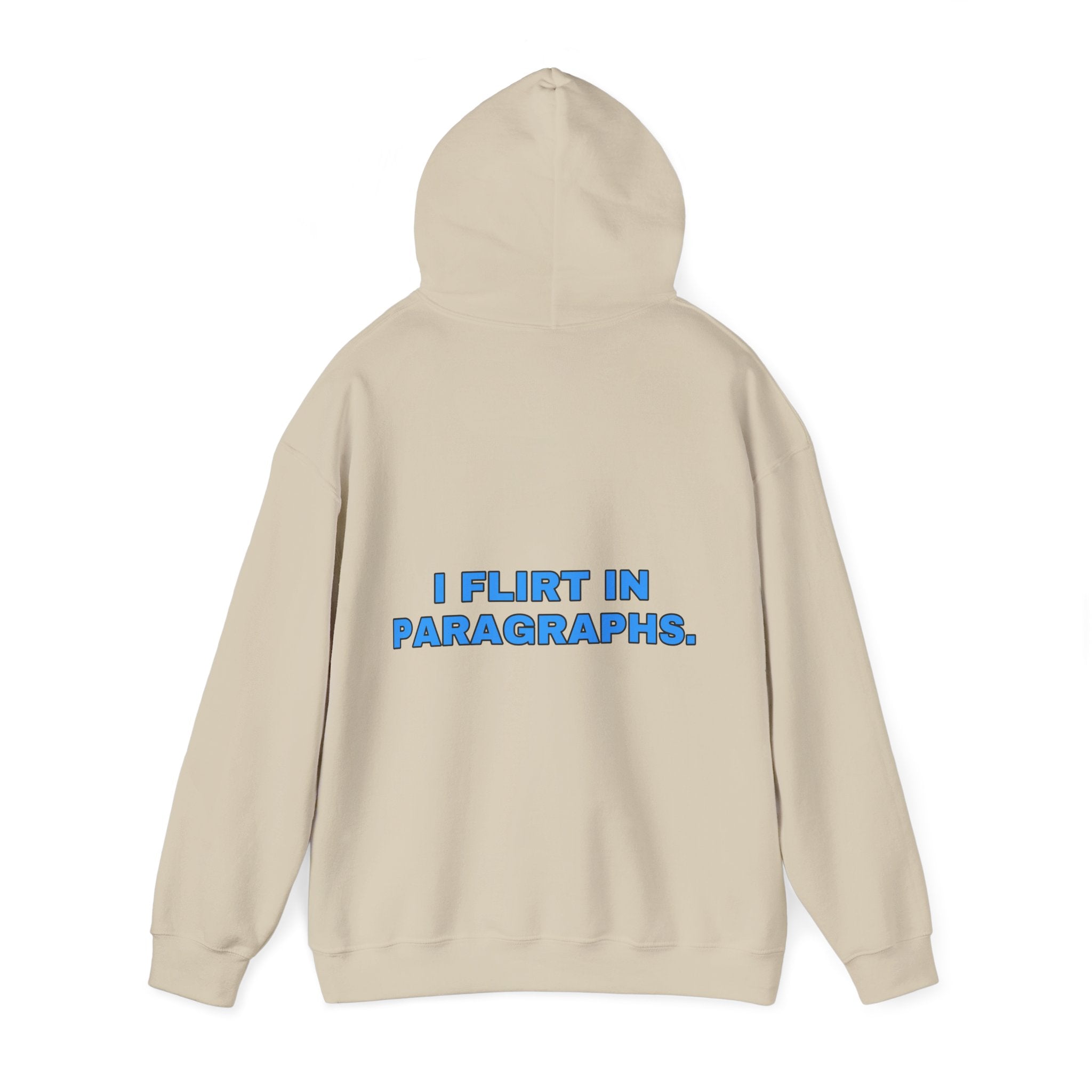I flirt in paragraphs. Sky print