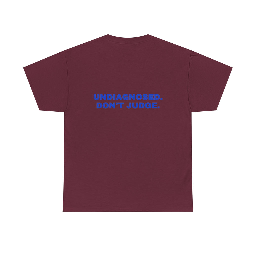 Undiagnosed. Don't judge. Cobalt print (dark)