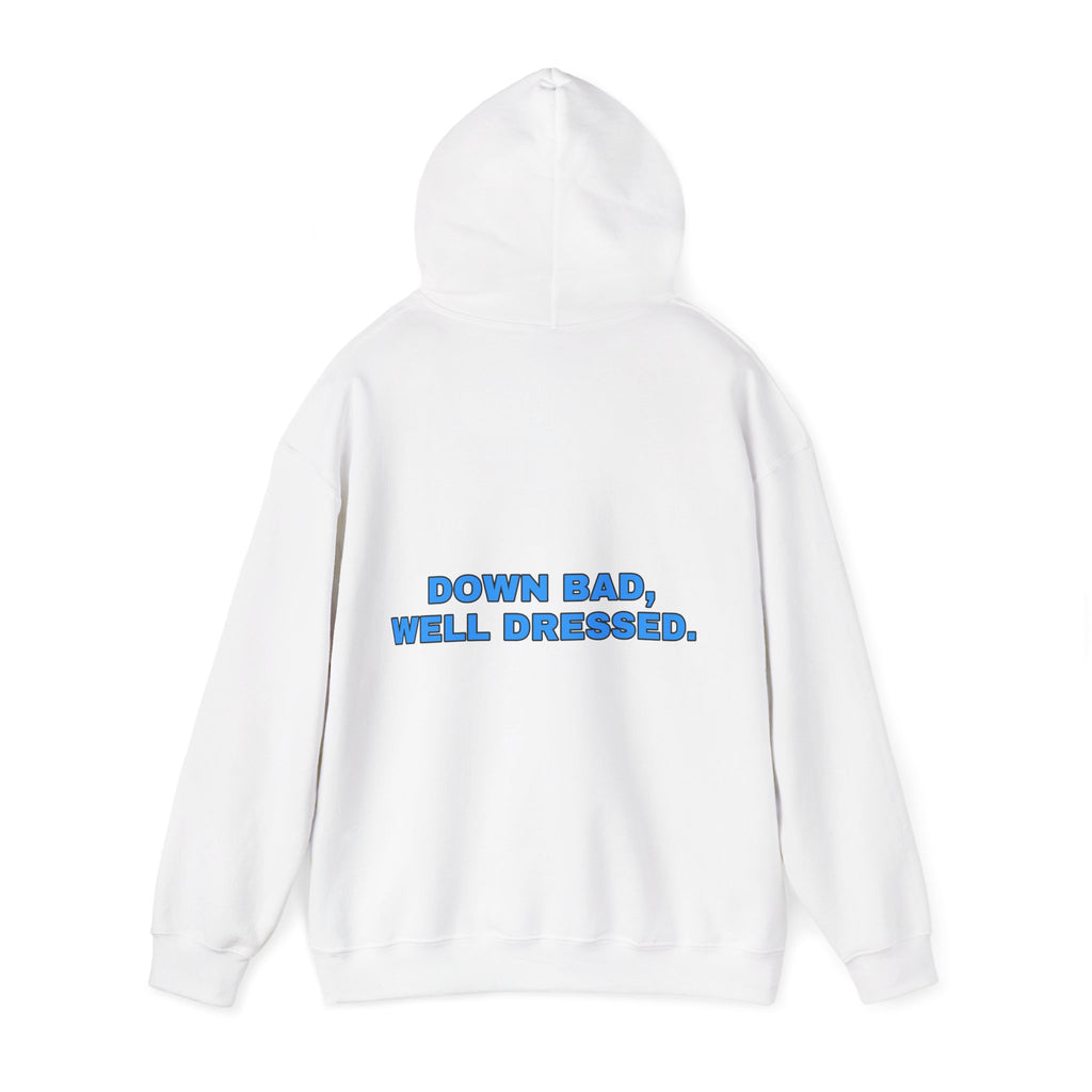 Down bad, well dressed. Sky print