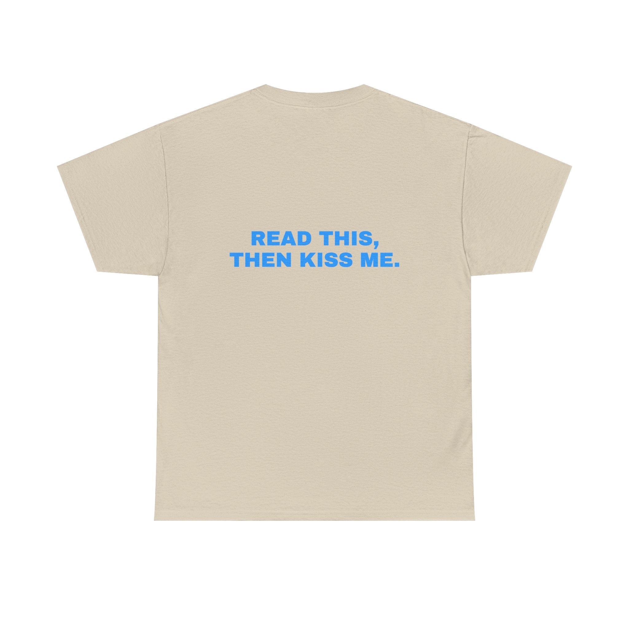 Read this, then kiss me. Sky print