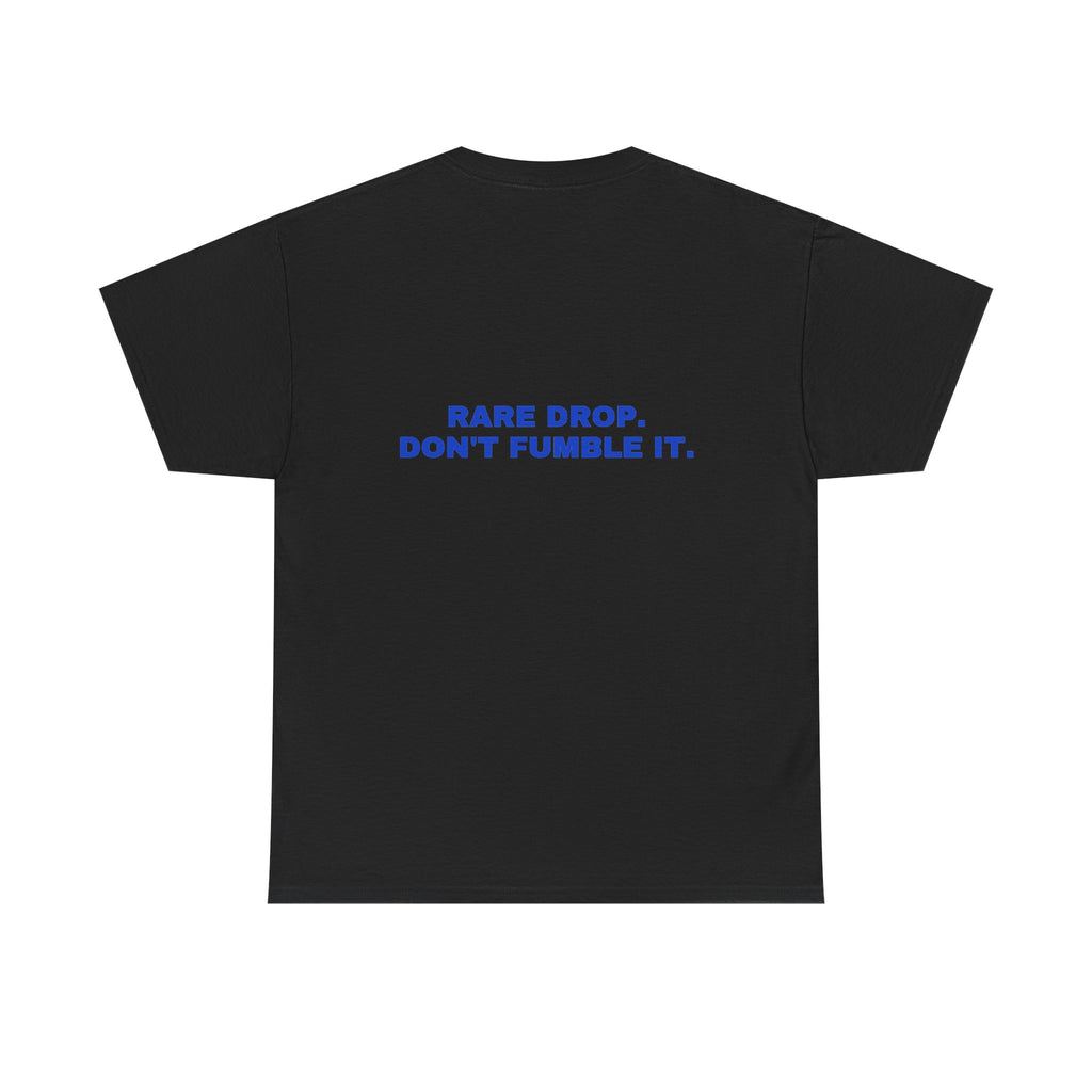 Rare drop. Don't fumble it. Cobalt print (dark)