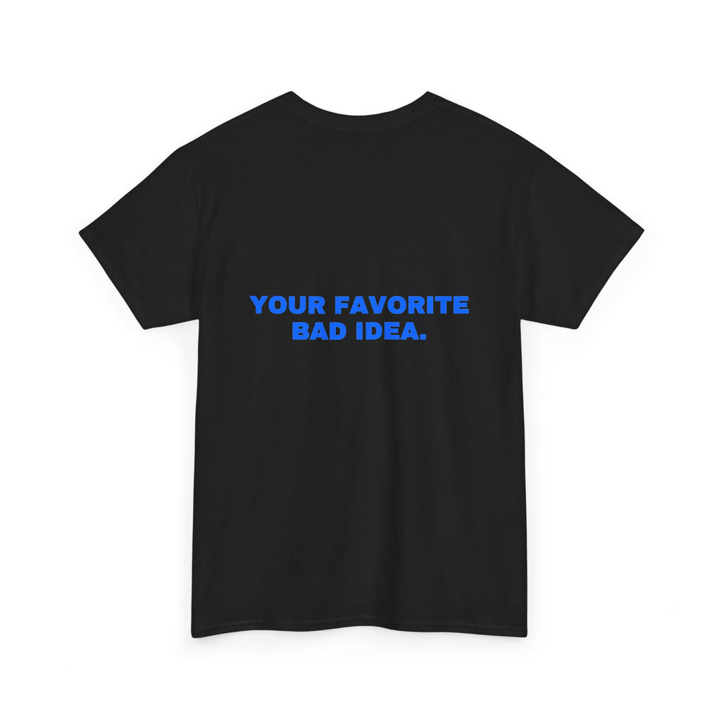 Your favorite bad idea. Royal print (dark)