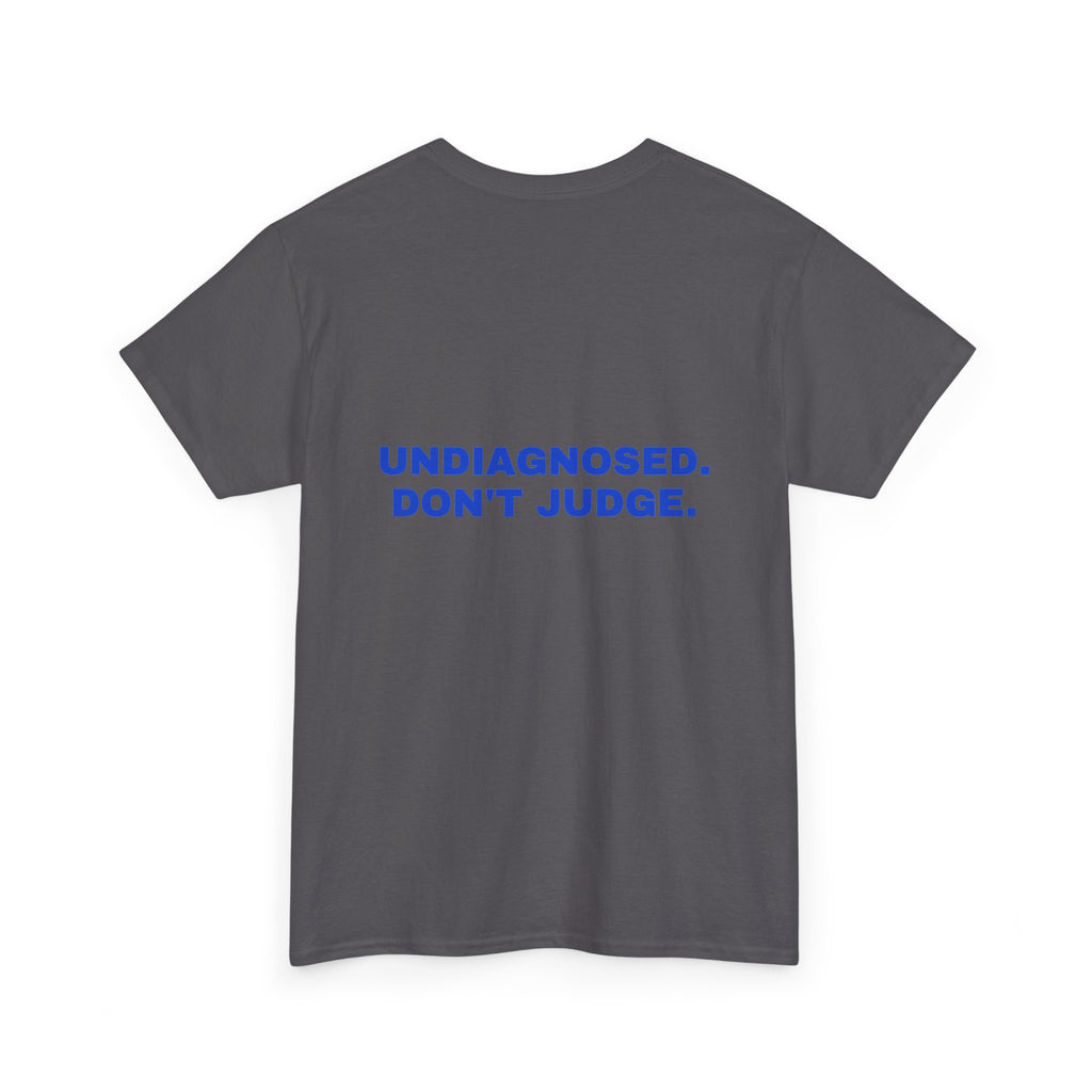 Undiagnosed. Don't judge. Cobalt print (dark)