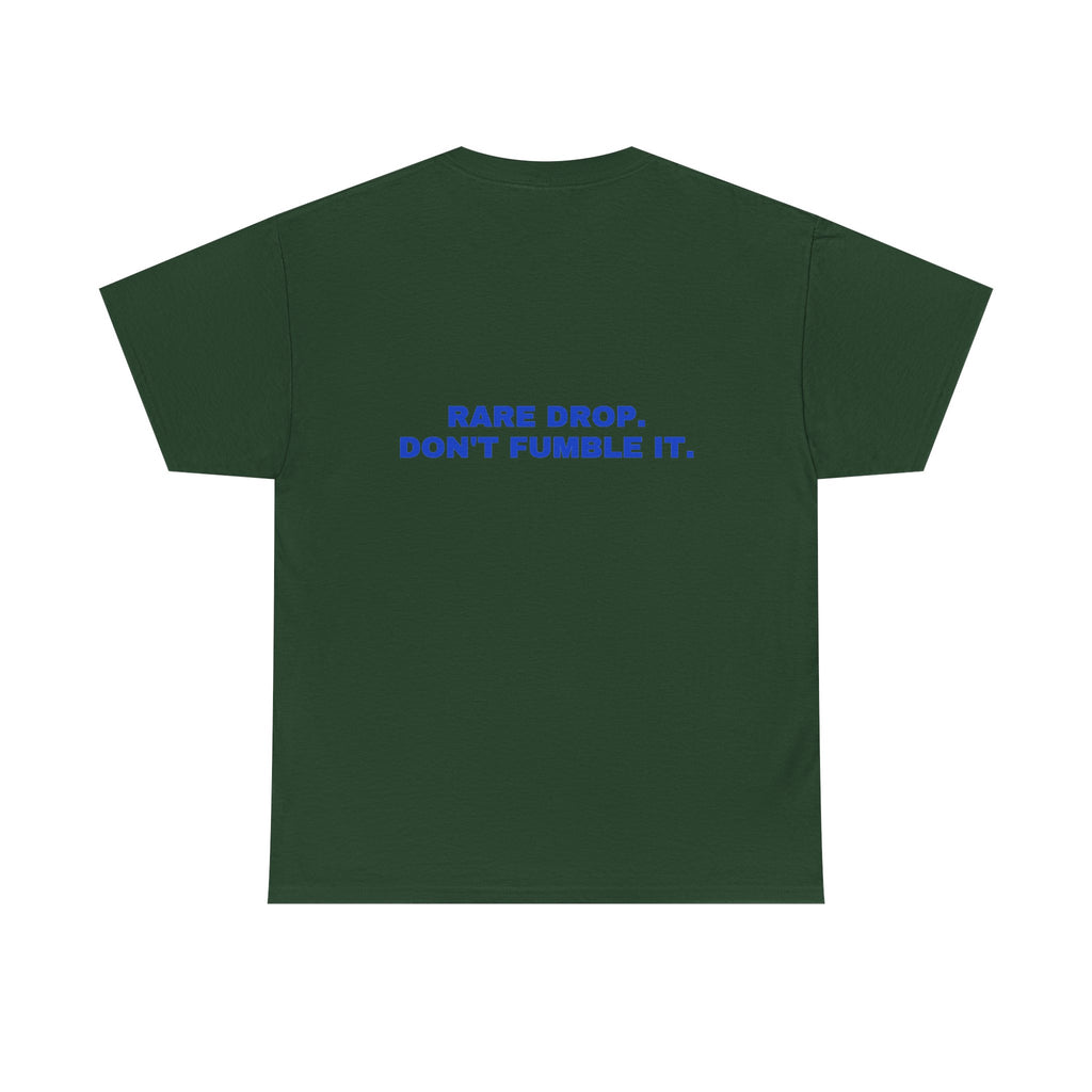Rare drop. Don't fumble it. Cobalt print (dark)