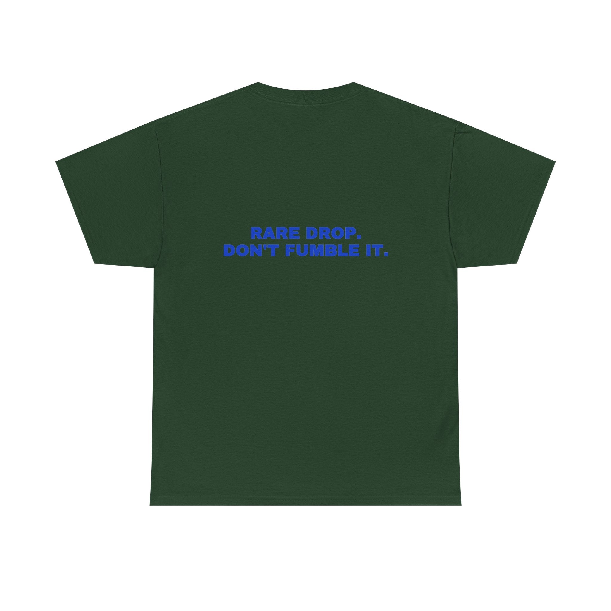 Rare drop. Don't fumble it. Cobalt print (dark)