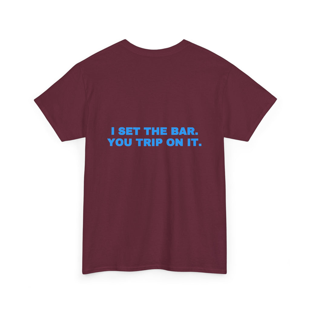 I set the bar. You trip on it. Sky print (dark)