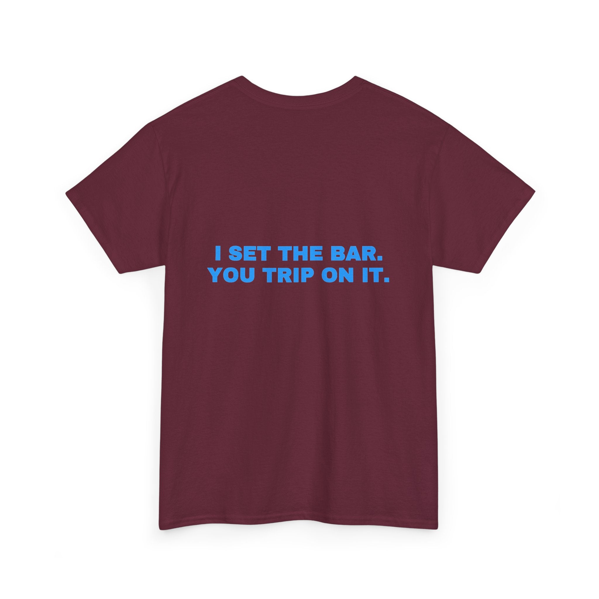 I set the bar. You trip on it. Sky print (dark)