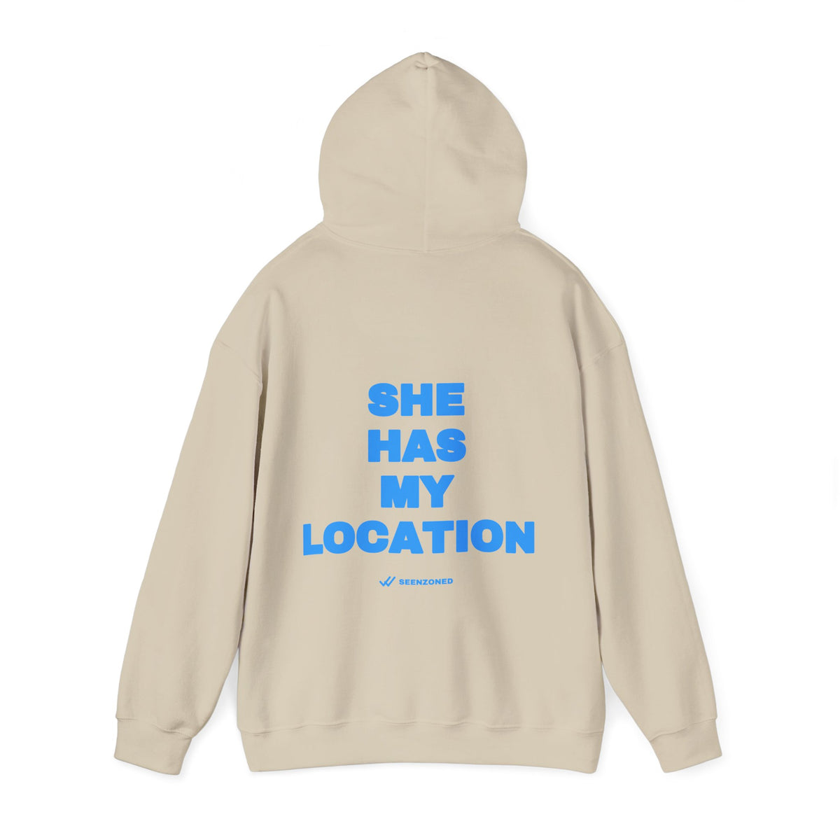 She has my location. Hoodie · Sky