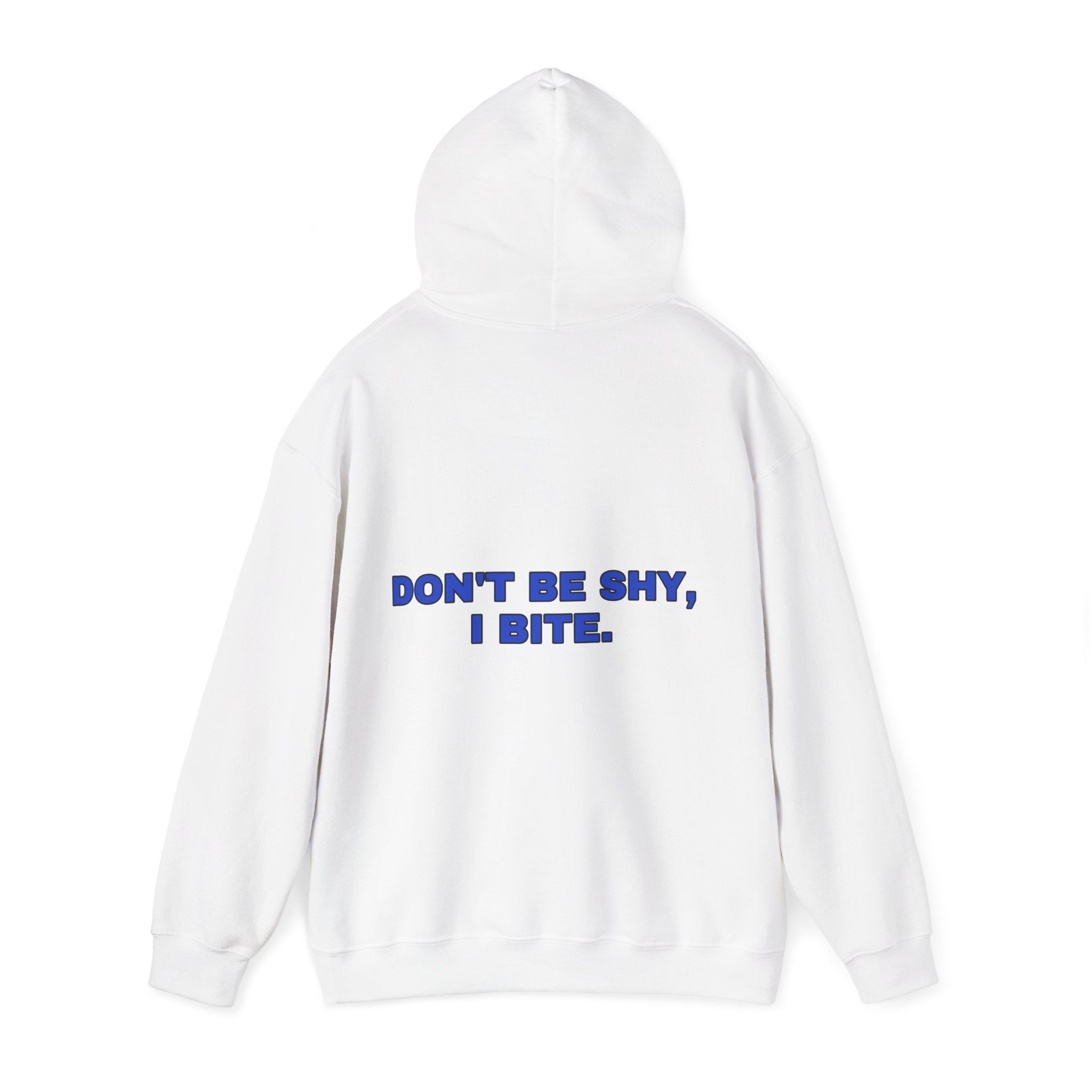 Don't be shy, I bite. Cobalt print