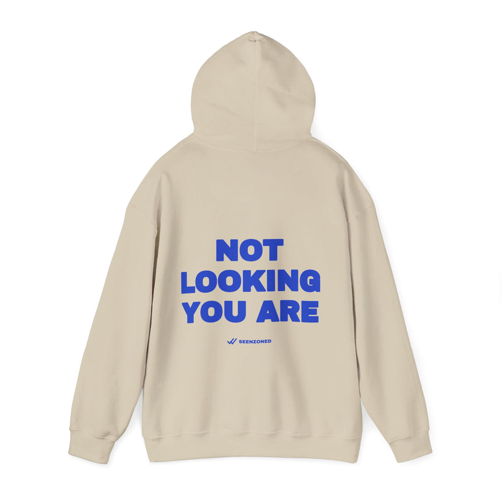 Not looking. You are. Hoodie · Cobalt