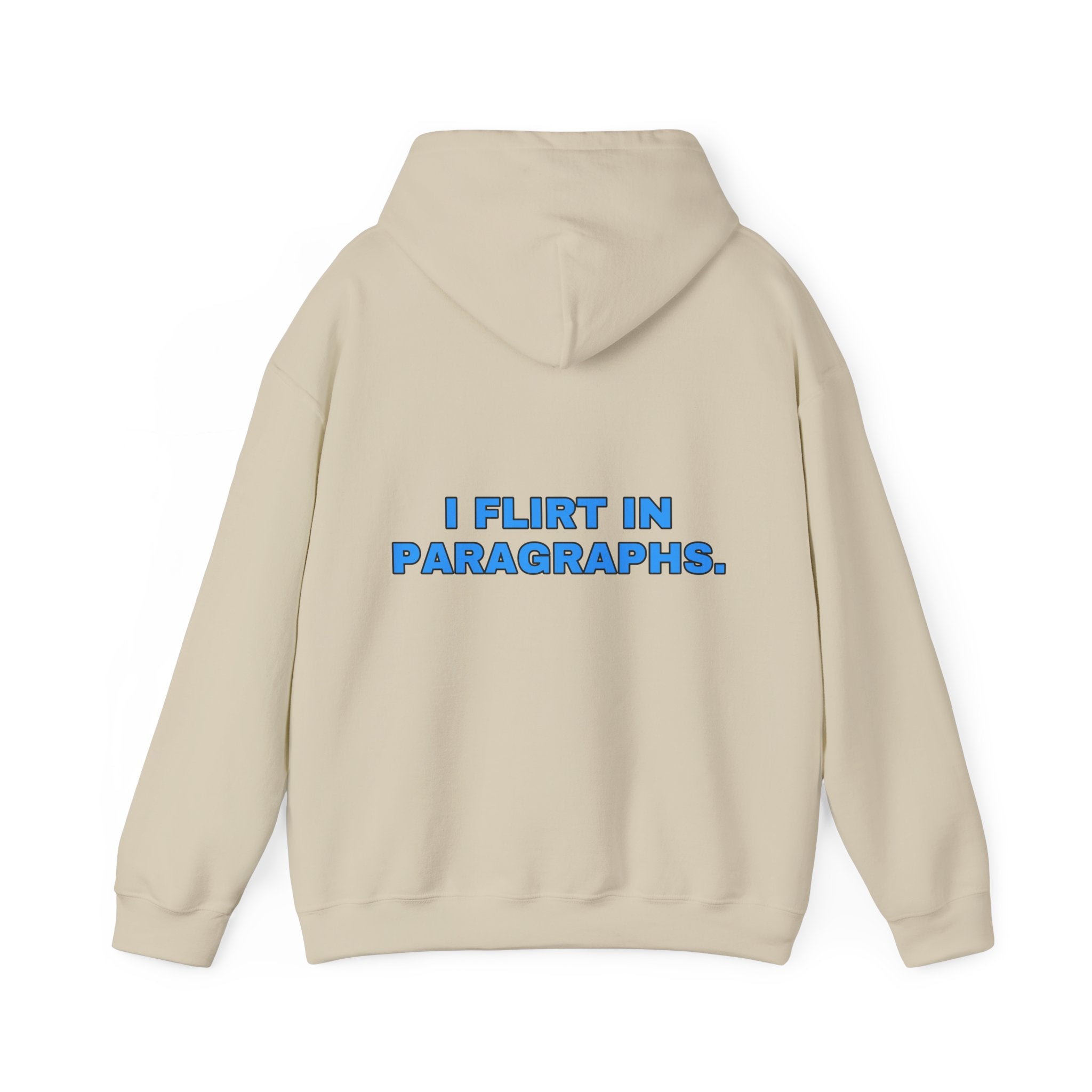I flirt in paragraphs. Sky print