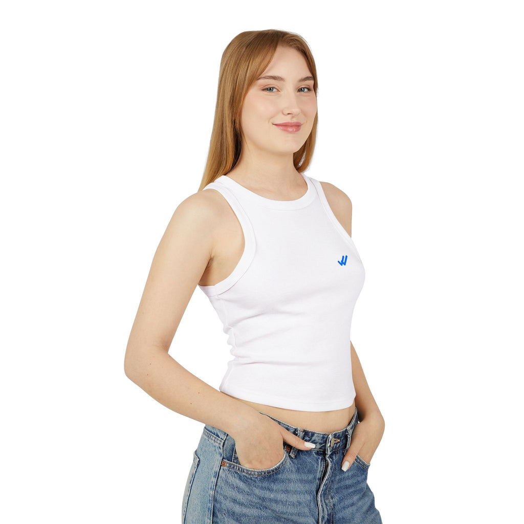 Allergic to the second date. Statement Ribbed Crop Tank - Funny Flirty Dating Gift for Her | Seen Zoned