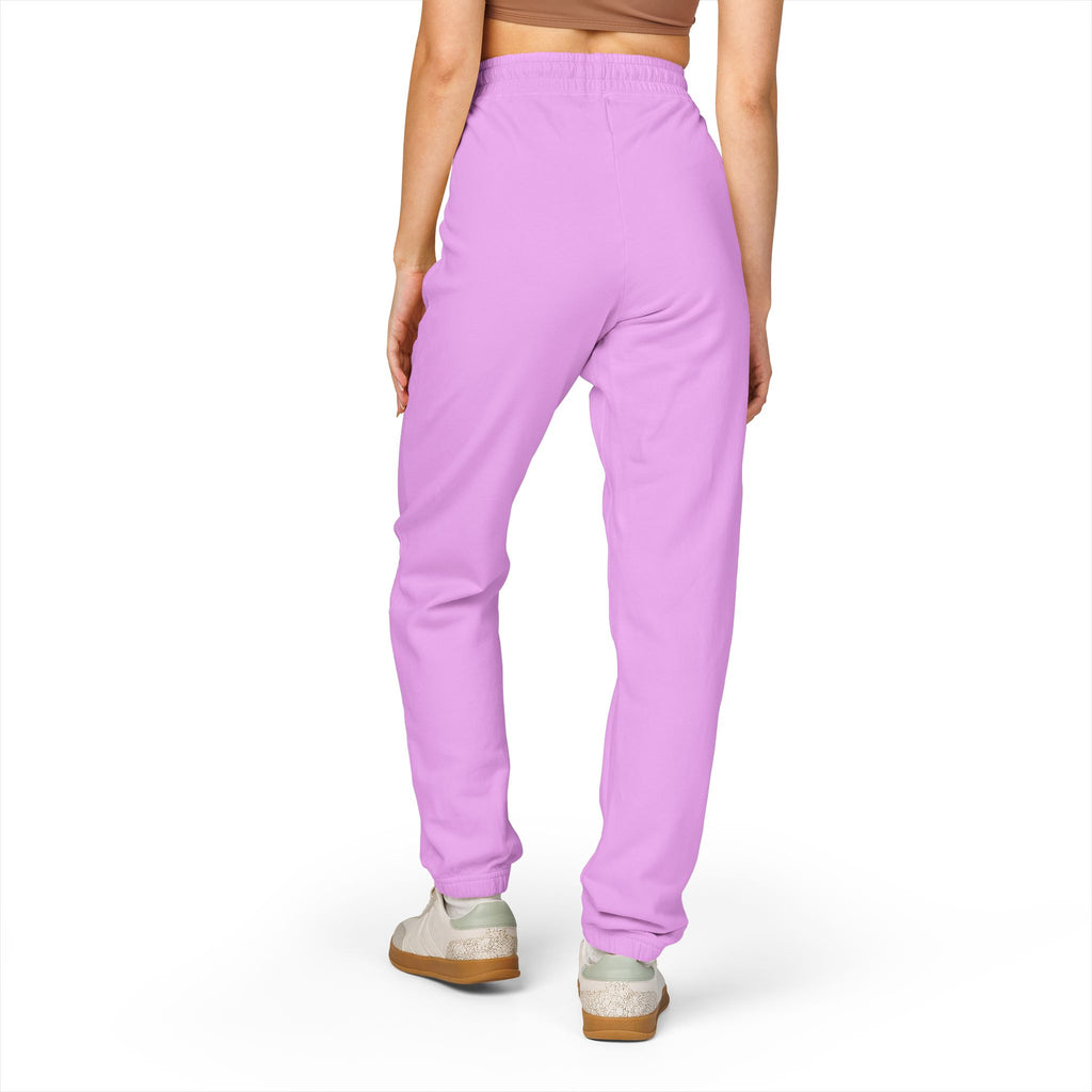 Eyes Up Here Sweatpants - Comfort Colors Garment-Dyed Fleece, Funny Flirty Joggers | Seen Zoned