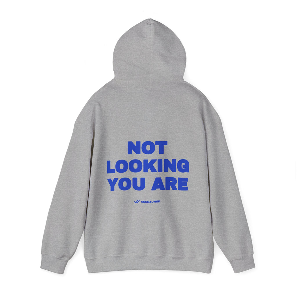 Not looking. You are. Hoodie · Cobalt