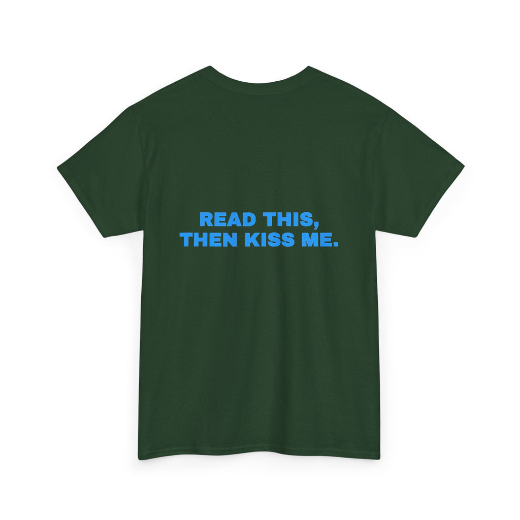 Read this, then kiss me. Sky print (dark)