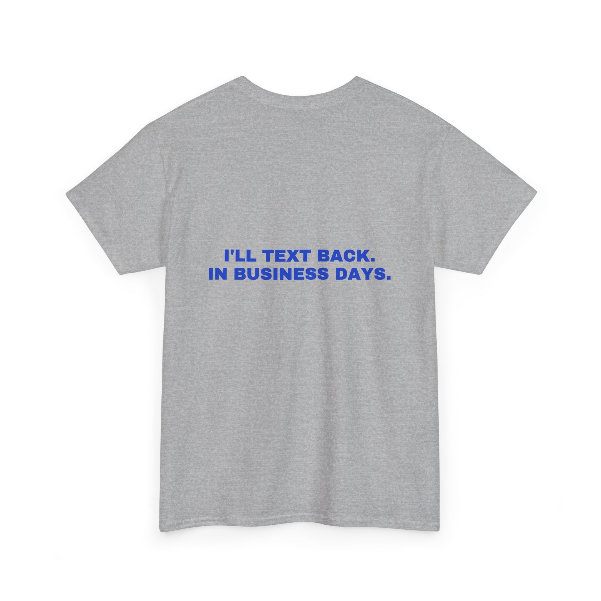 I'll text back. In business days. Cobalt print