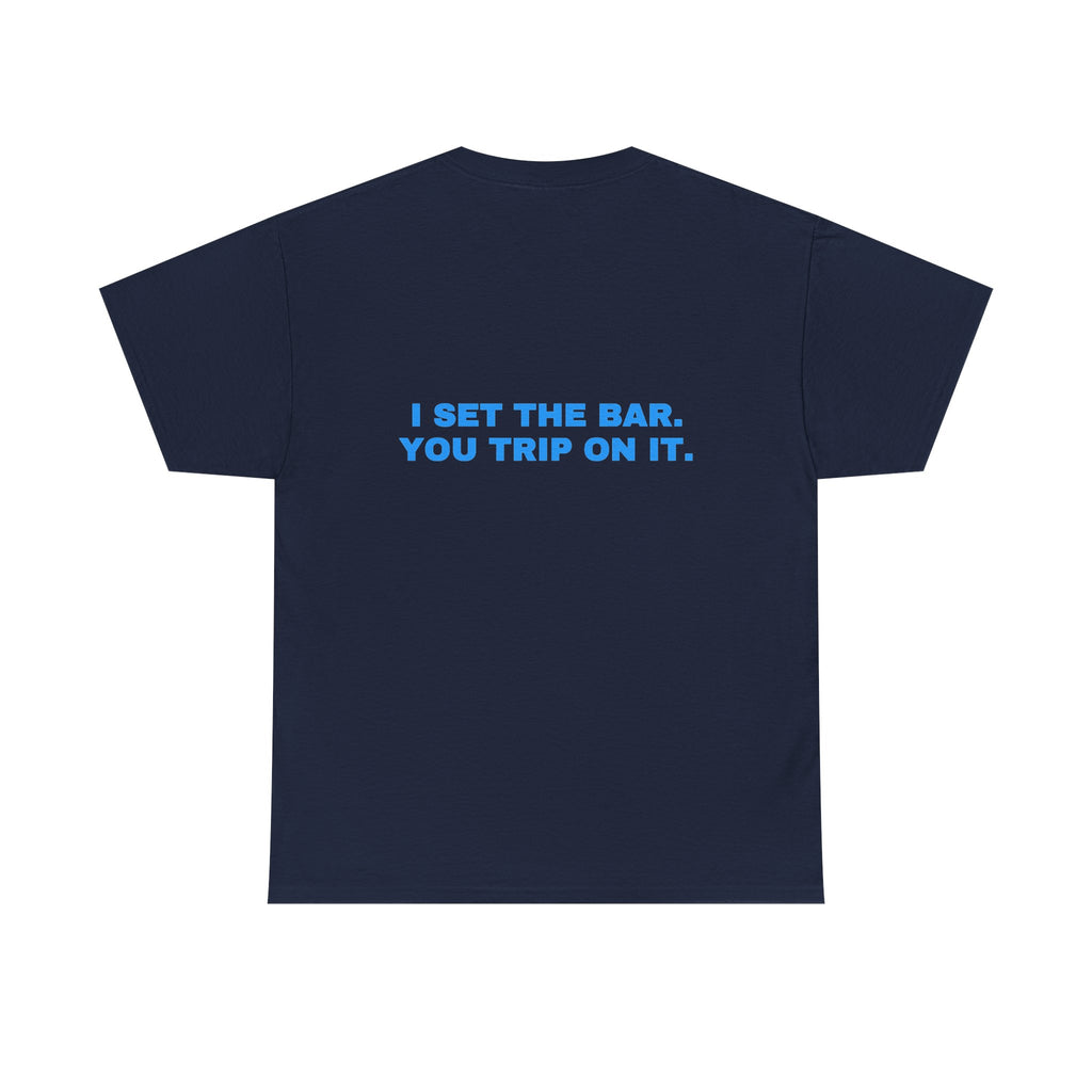 I set the bar. You trip on it. Sky print (dark)
